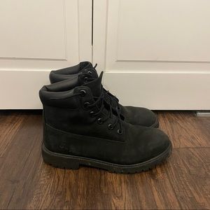 Black timberland boots